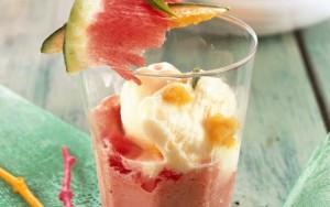 Γρανίτα με καρπούζι και παγωτό, από το icookgreek.com!
