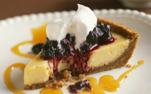 Cheesecake με καρύδια και γλυκό του κουταλιού, από το icookgreek.com!