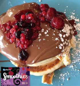 Pancakes με σοκολάτα και φρούτα του δάσους, από το alterra.gr!