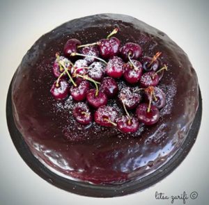 Τούρτα 50-50και συνταγή για ganache ΧΩΡΙΣ ΛΑΚΤΟΖΗ, από την Λίτσα Ζαρίφη και το dairy-free.eu!