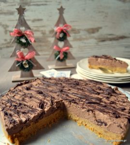 Υπέροχο νηστίσιμο cheesecake σοκολάτα-καρύδα με La Mia Stevia- Vegan chocolate coconut cheesecake wi...