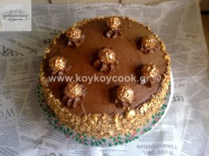 Τούρτα Ferrero Rocher, από την αγαπημένη μας Ρένα Κώστογλου και το koykoycook.gr!