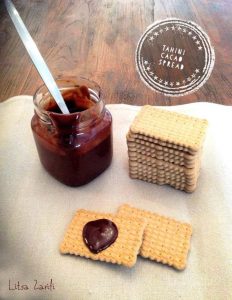 Choco-tahini spread, από την Λίτσα Ζαρίφη και το dairyfree!