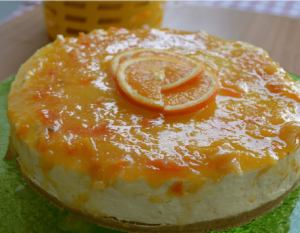 Τούρτα cheesecake πορτοκάλι, από την Ιωάννα Σταμούλου και το sweetly!
