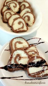 Swiss roll καρύδα μπισκότο, από την Μαριφάνη Ξανθάκη!