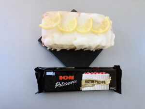 Κέικ λεμονιού με ION Patisserie Λευκή κουβερτούρα χωρίς αβγά και βούτυρο, από την Μάγδα Γοδόση και τ...