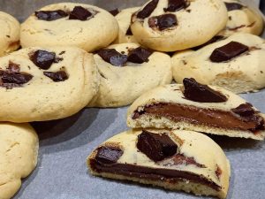 Cookies με γέμιση Nutella, από την Γωγώ Σαμίου!