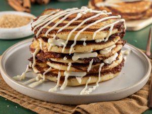 Pancakes cinnamon roll, από τον Γιώργο Τσούλη!